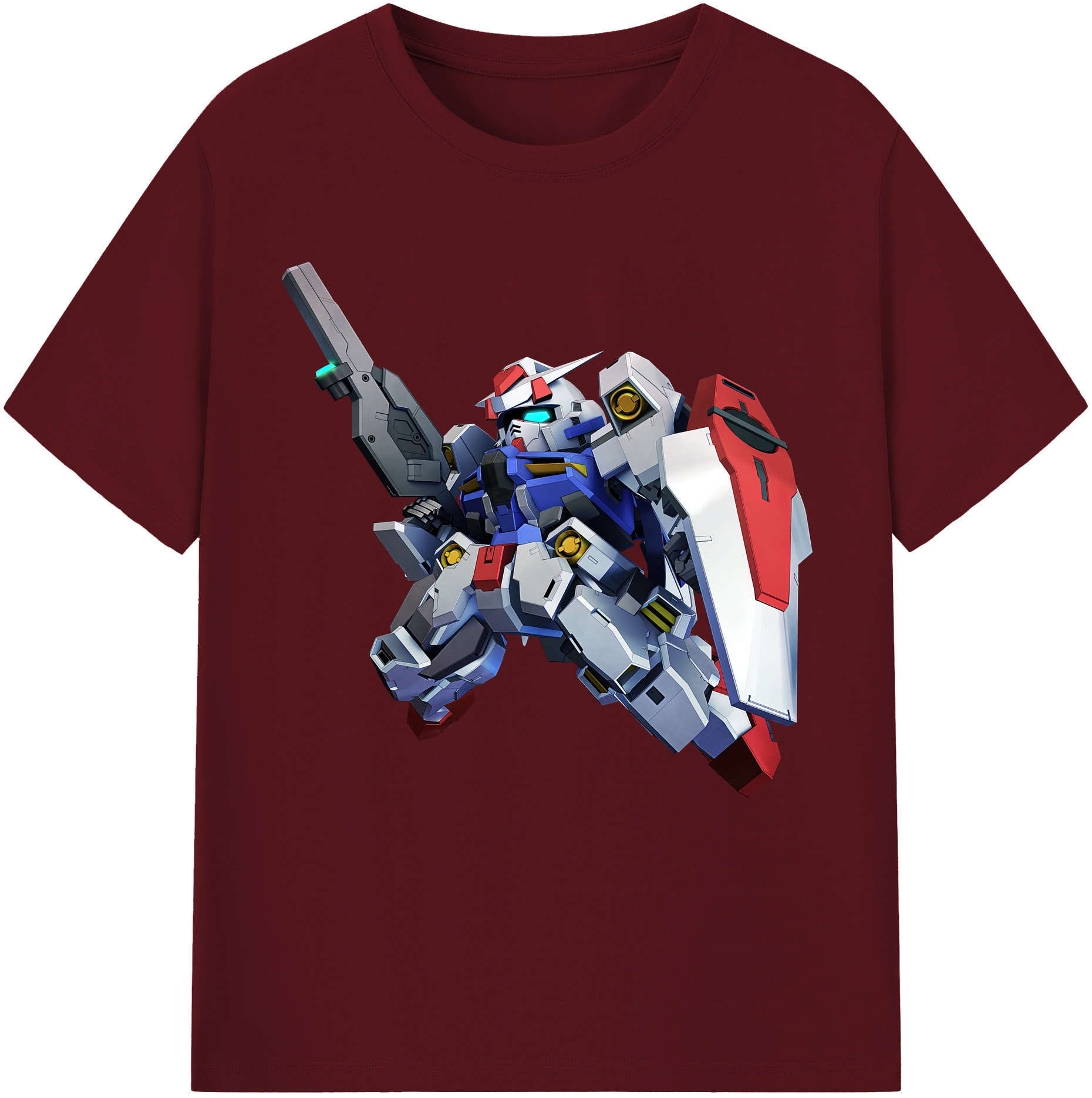 （画像用） 機動戦士ガンダム Mobile Suit Gundam 綿100％半袖Tシャツ（フロントプリント）